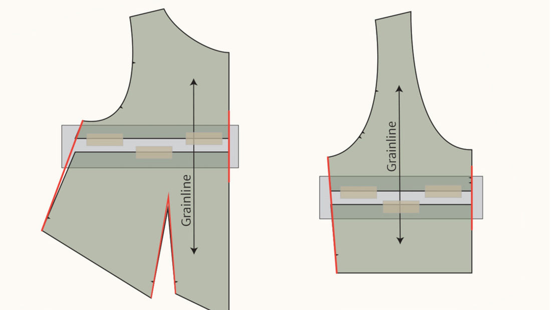 How to lengthen a sewing pattern piece